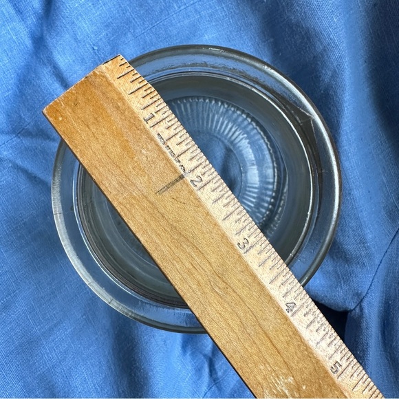 Ribbed Glass Vase with Reflective Gold Wrap Trim - Picture 9 of 11